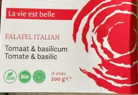 Falafel italian tomate basilic