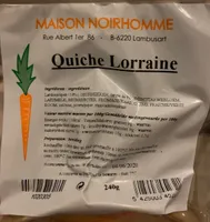Quiche Lorraine Maison Noirhomme