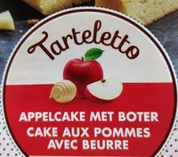 Cake aux pommes avec beurre