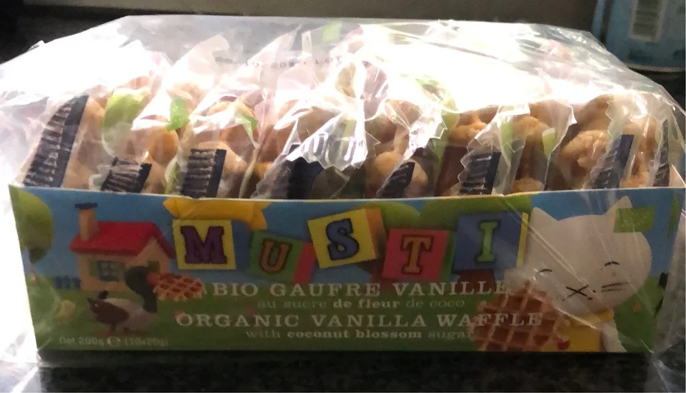Musti bio gaufre vanille