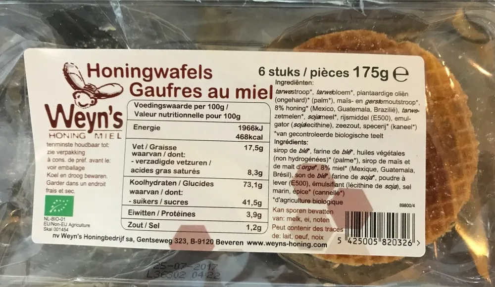 Gaufres au miel