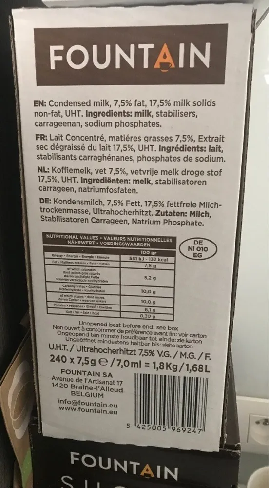 Lait concentré