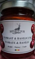 Confit tomate et basilic