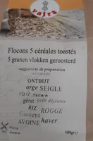Flocons 5 céréales toastés
