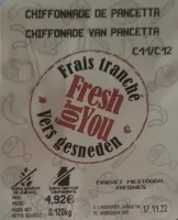 Chiffonnade de pancetta