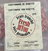 Chiffonade de rosette