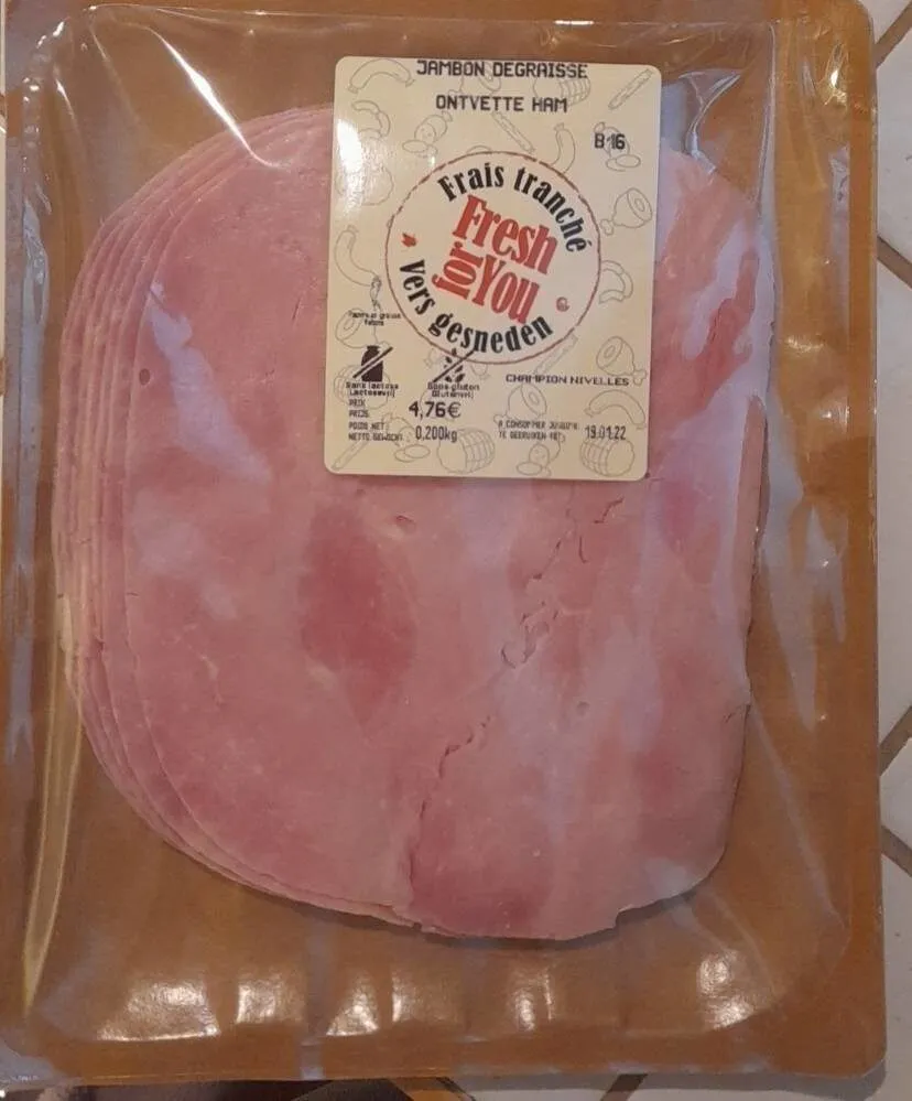 Jambon dégraissé