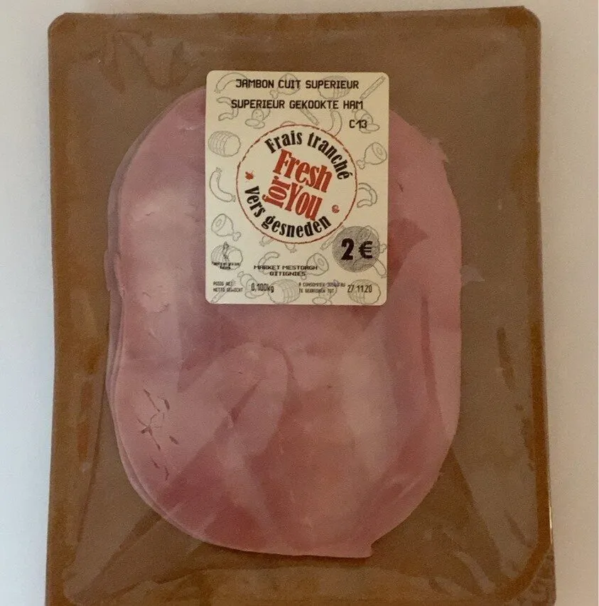 Jambon cuit superieur