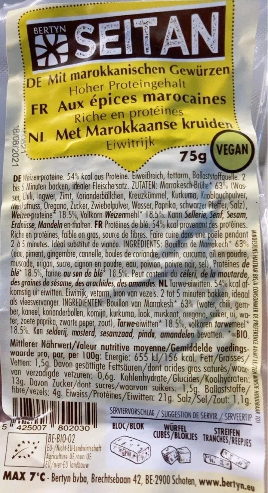 Seitan met Marrokaanse kruiden