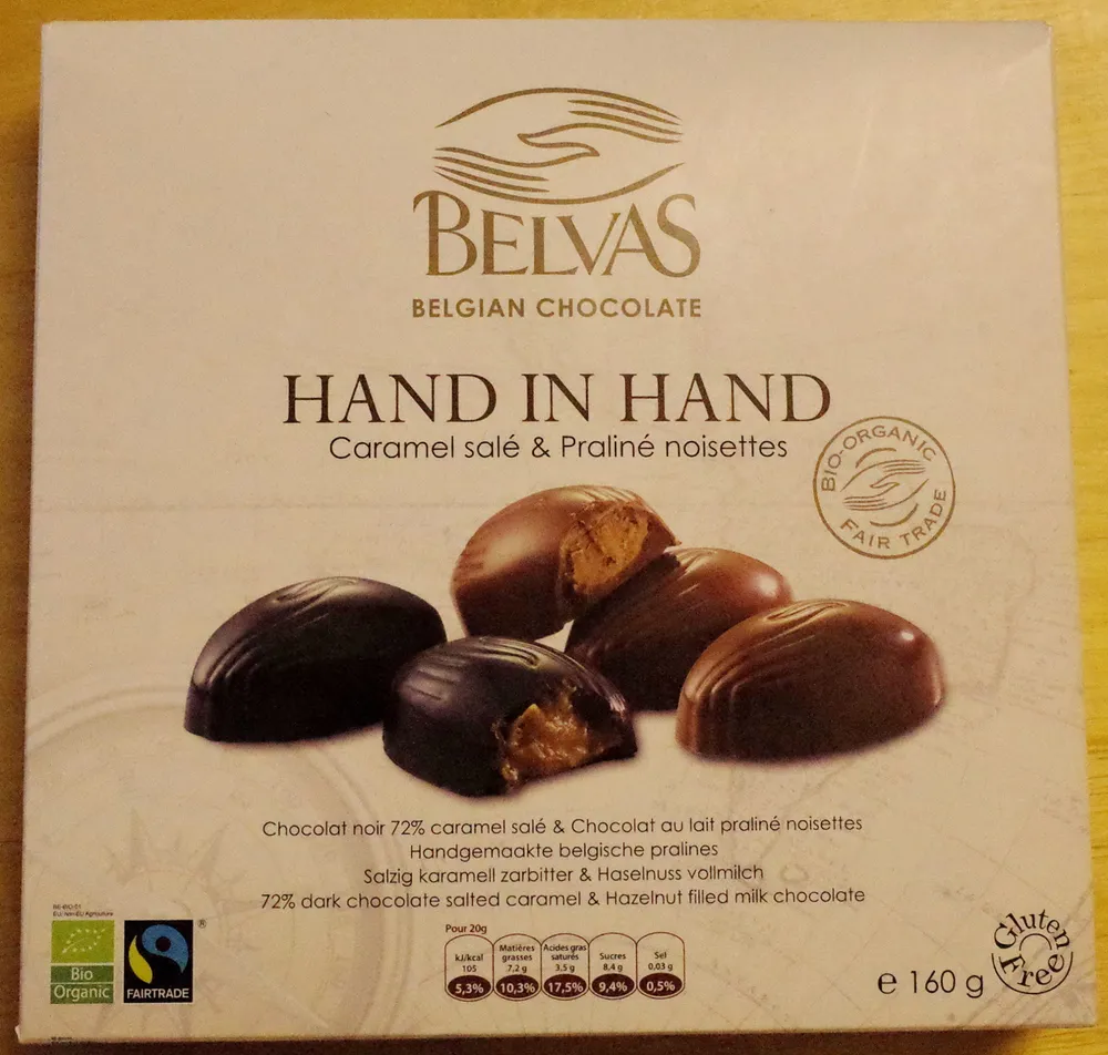 Hand in Hand Caramel salé & Praliné noisettes
