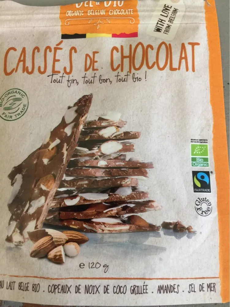 Cassés de chocolat