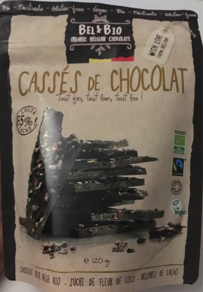Cassés de chocolat