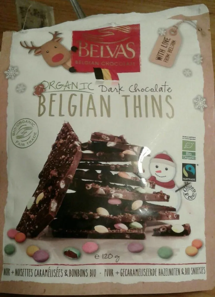 Belgian Thins Dark chocolate