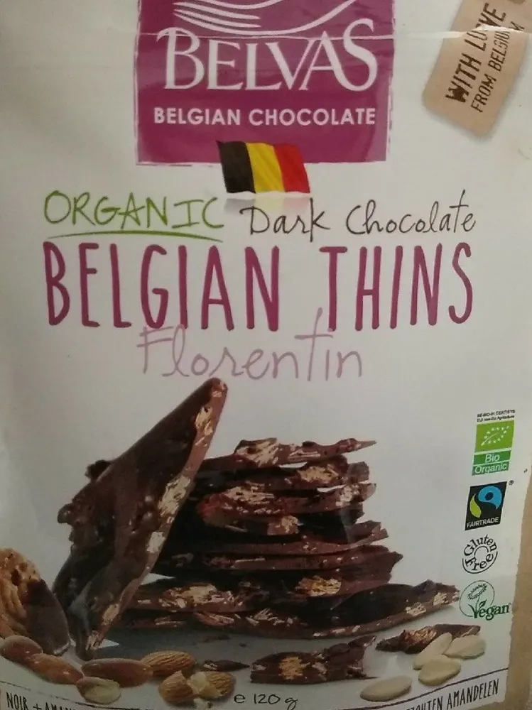 Belgian thins dark chocolate
