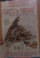 Cassés de chocolat