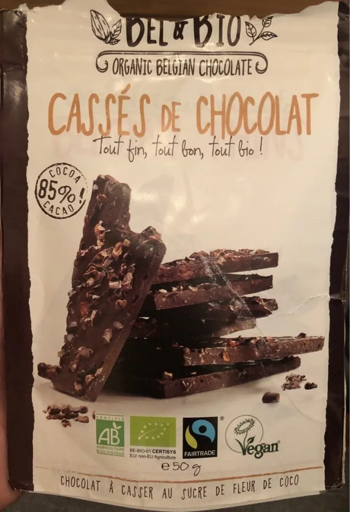 Cassés de chocolat
