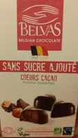 Cœurs cacao Praliné Noisettes