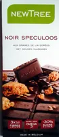 Noir speculoos aux graines de lin dorées