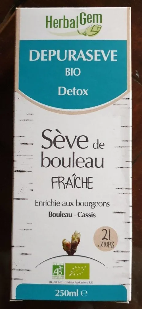 Depuraseve Bio Detox Sève de Bouleau fraîche