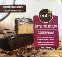Barres noix de coco Nutri