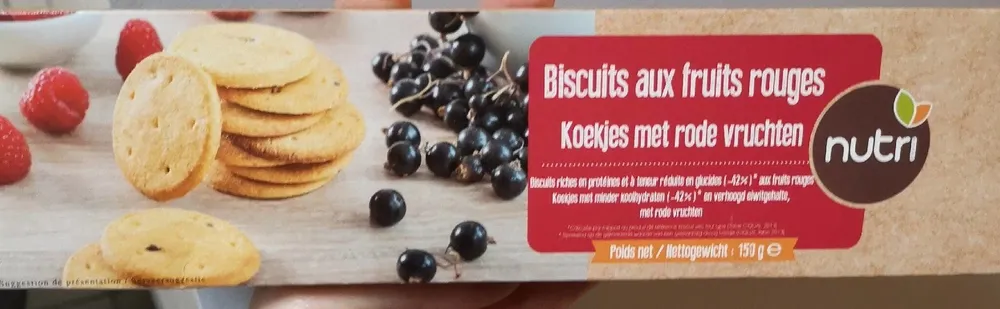 Biscuits fruits rouge nutri