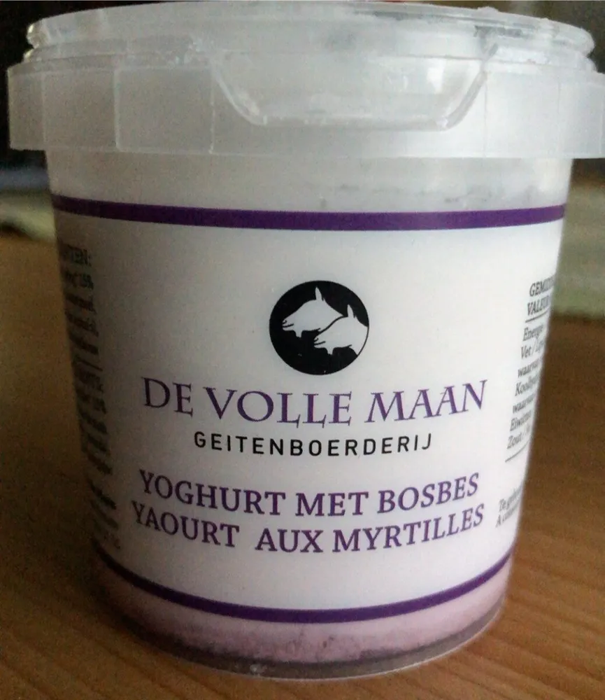 Yahourt aux myrtilles