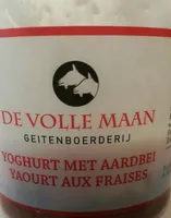 Yoghourt met aardbeien