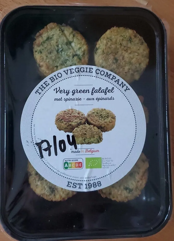 Very green falafel