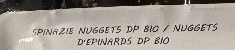 Spinazie nuggets