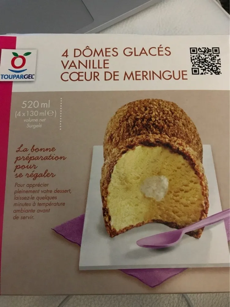 Domes glacés vanille