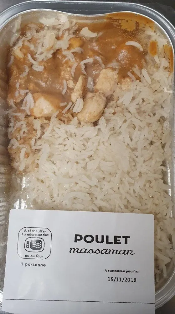 Poulet massaman