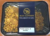Poulet madras & lentilles