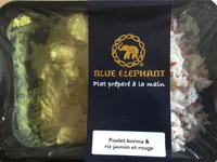 Poulet korma & riz jasmin et rouge