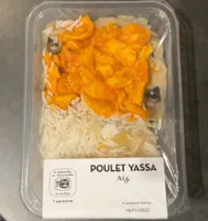 Poulet Yassa riz