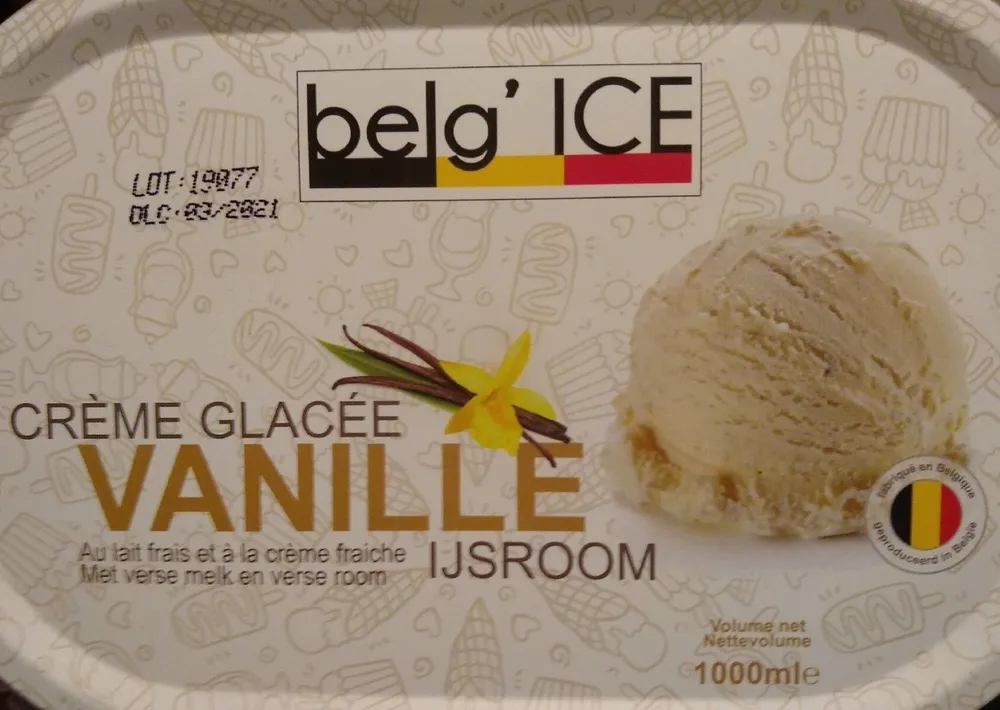 Crème glacée vanille