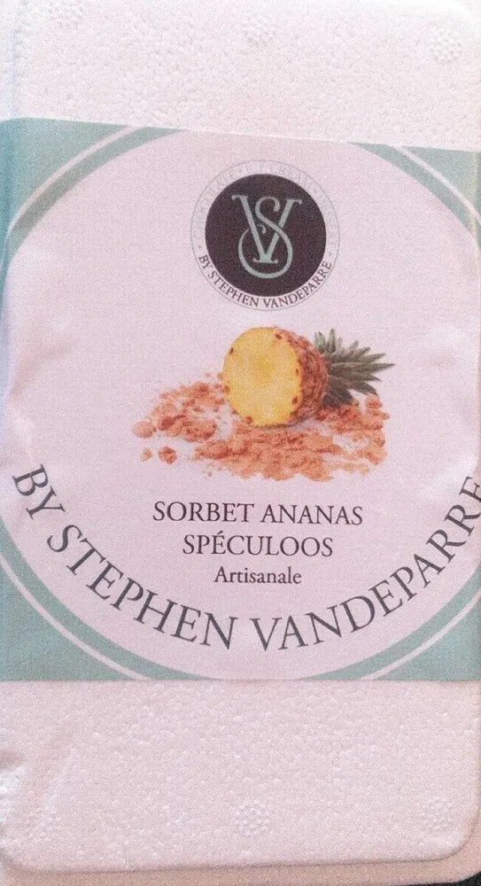 Sorbet ananas speculoos