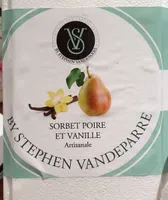 Sorbet poire et vanille
