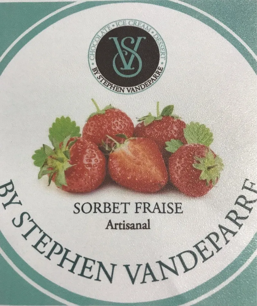Sorbet fraise