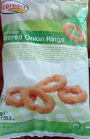 Battered onion ringd