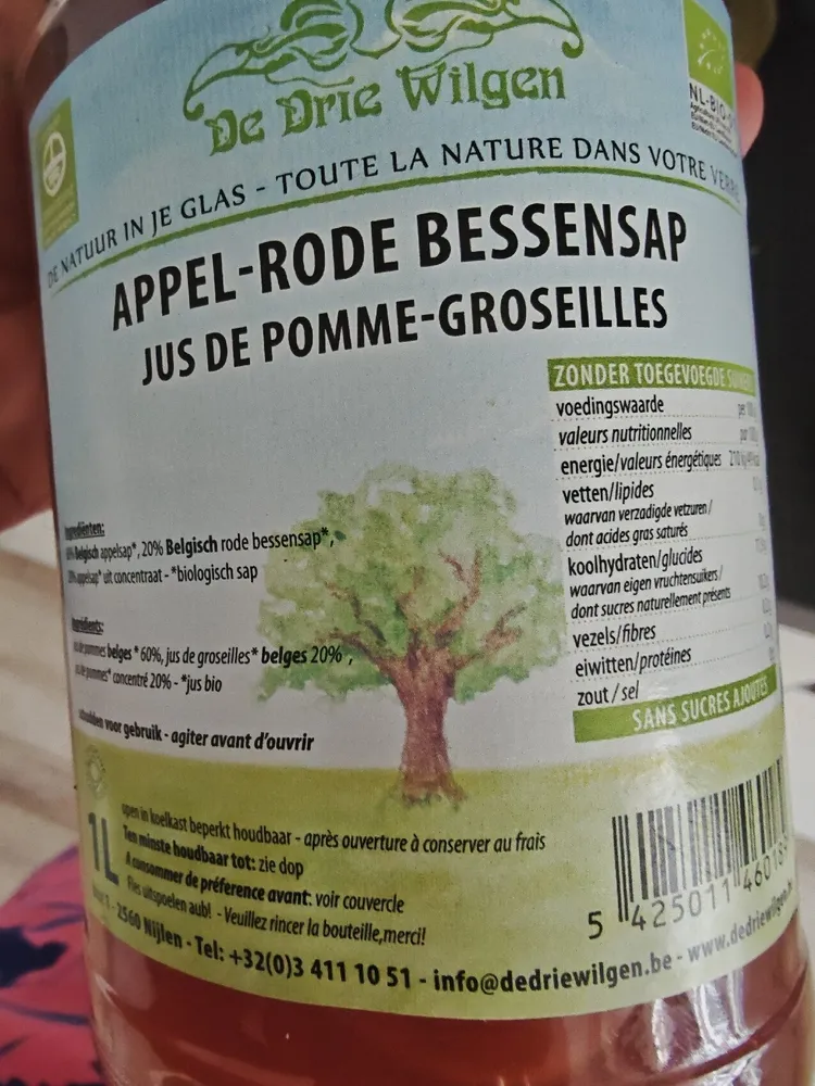 Appel-rode Bessensap