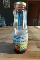 Jus de pommes et de myrtilles