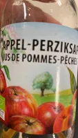 Jus de pommes pêches