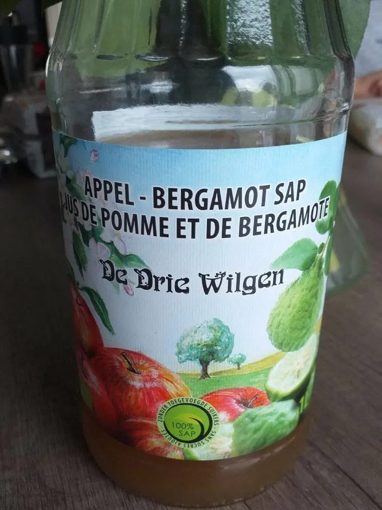 Jus de pomme et de bergamote
