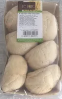 6 zachte witte broodjes