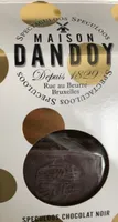 Speculoos chocolat noir