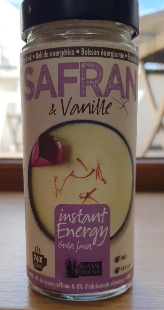 Safran Vanille drink