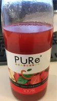 Jus de pomme fraise