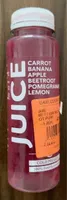 Juice Carrot Banana Apple Beetroot Pomegranate Lemon