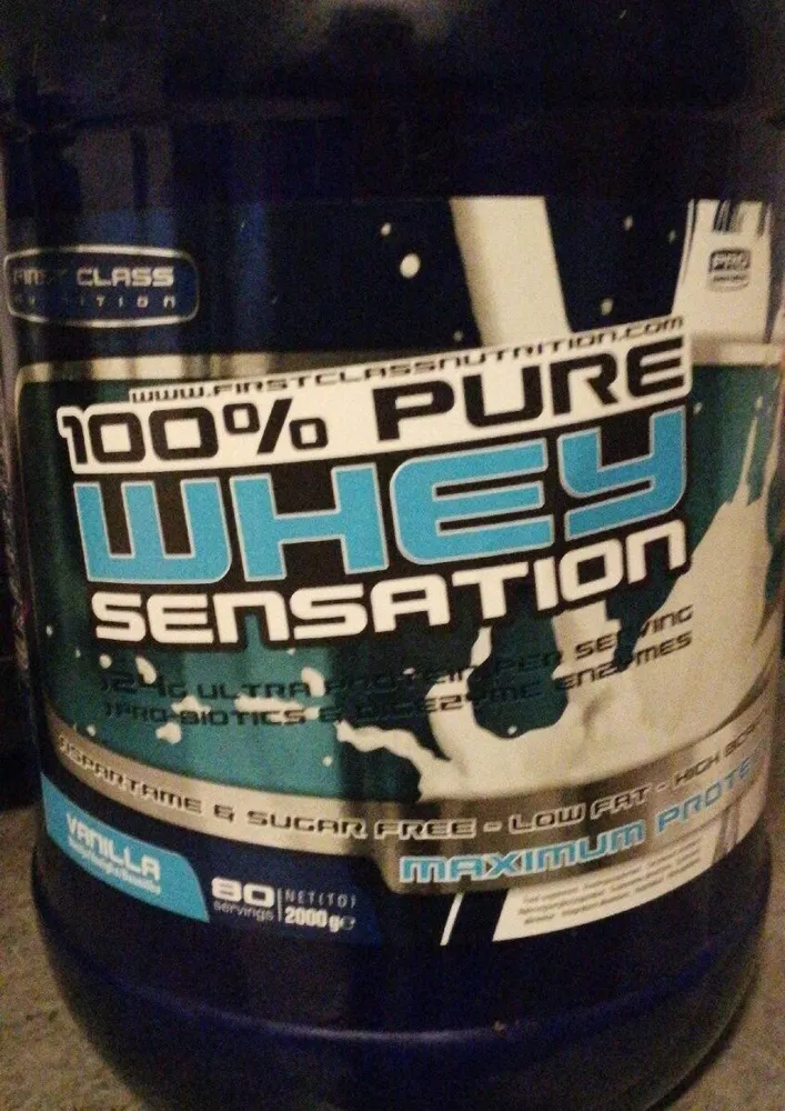 100% pure whey sensation vanille
