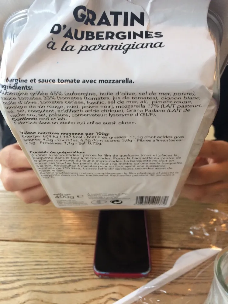 Gratin d'aubergines